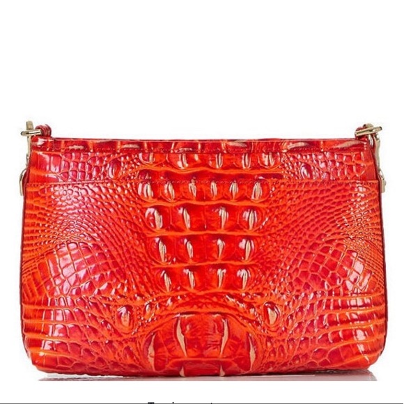 Brahmin Vida Flame Melbourne Collection Crossbody Bag FIRM PRICE - Picture 7 of 9